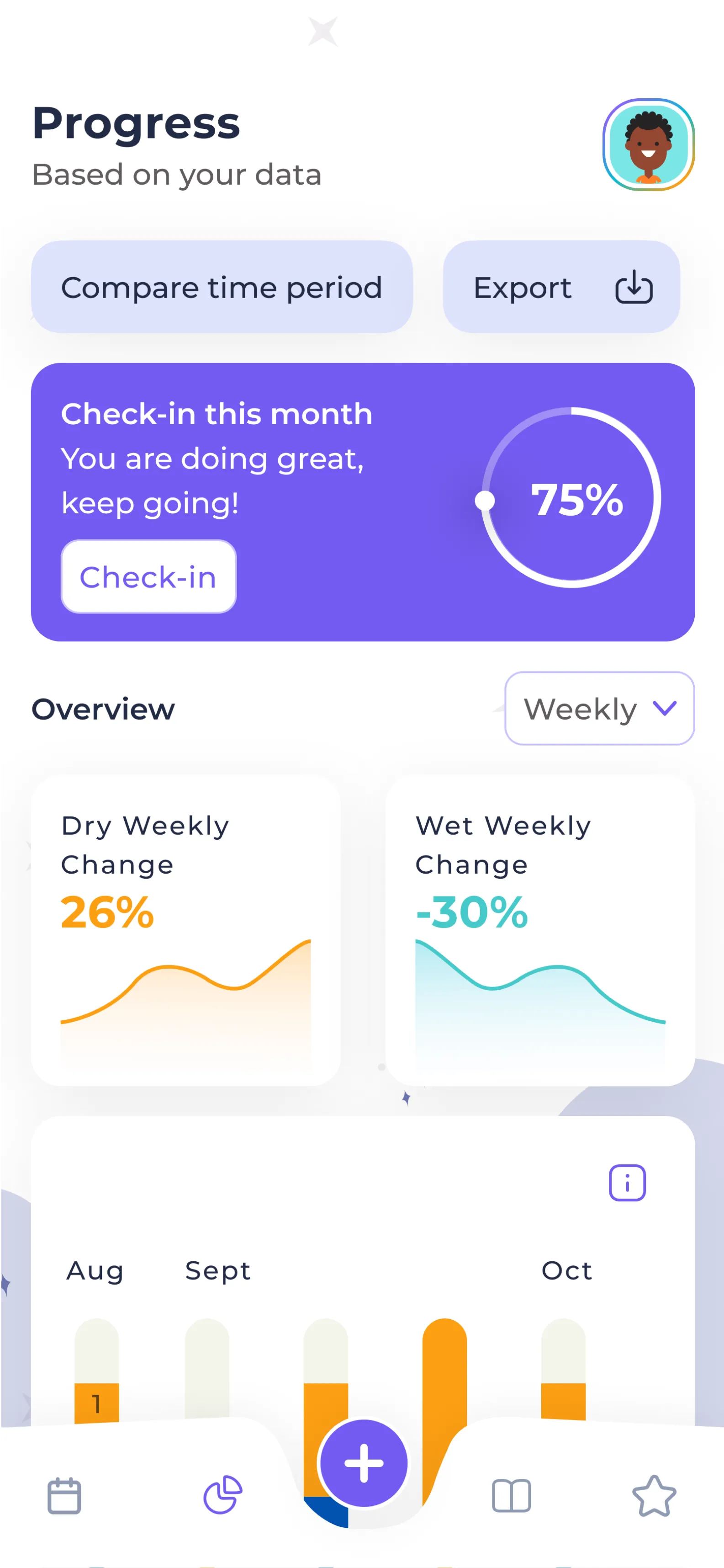 DreamDry – laundry order placement and tracking screen
