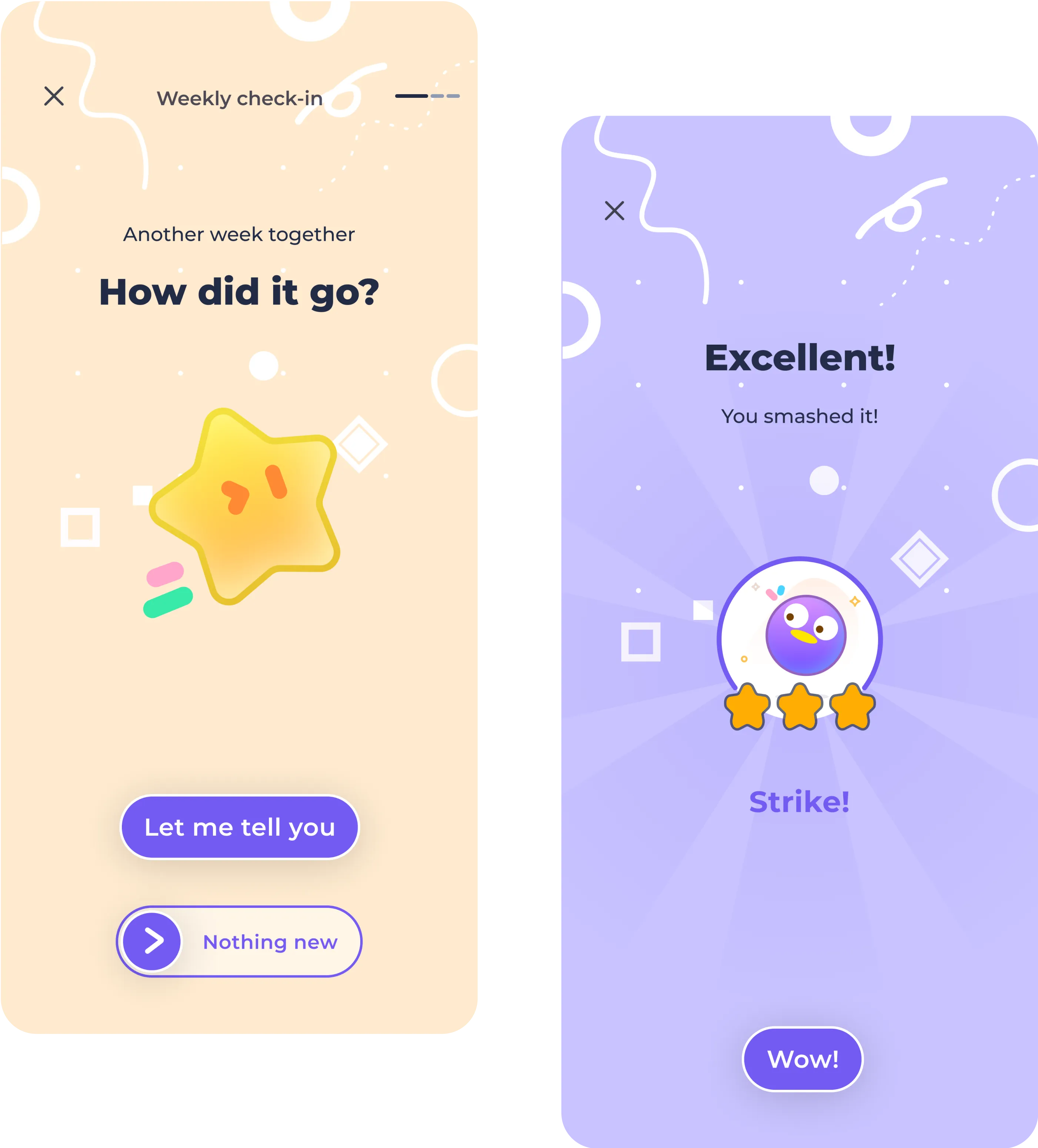 DreamDry – laundry service status and pickup scheduling screen
