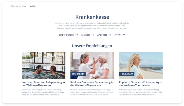 Helveticcare – senior resident care management dashboard
