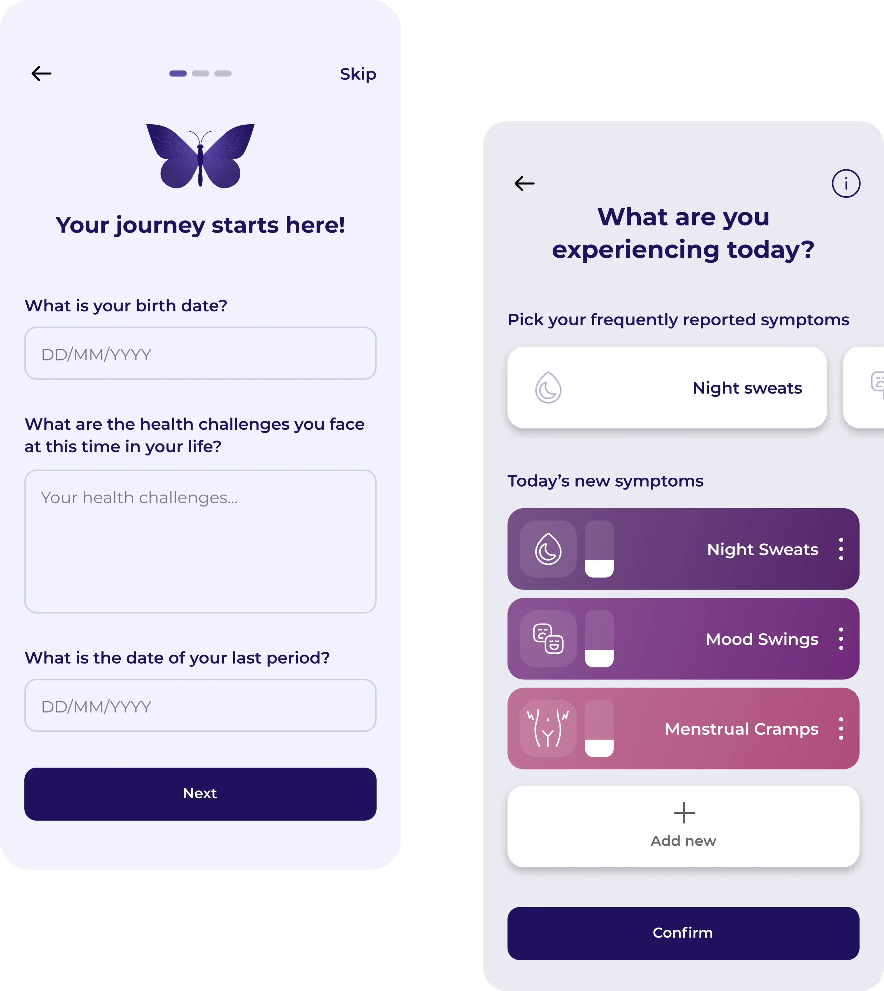 PhenomX FemTech app – full product view built with Flutter and NestJS